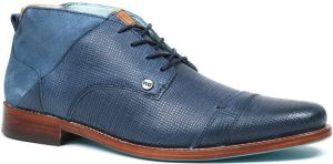 Rehab Footwear Spyke II | Halfhoge donkerblauwe nette schoenen