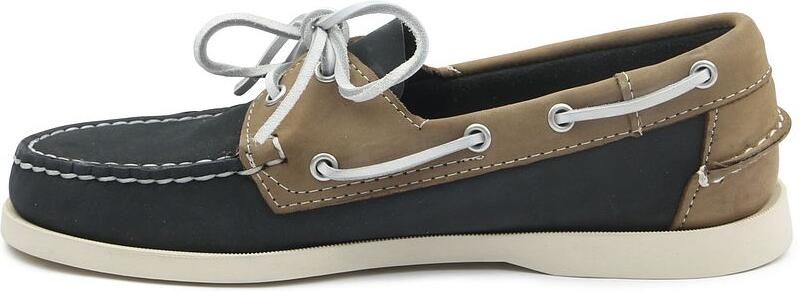 Sebago Bootschoenen Docksides Portland Navy Beige Heren Instappers - Foto 2