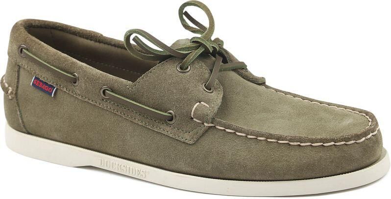 Sebago Heren Dockside Portland Flesh Out Green Military Kaki - Foto 7