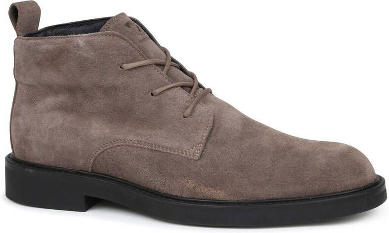 Suitable Hobro Chukka Boot Suede Taupe Schoen cm Suede Heren Veterschoenen