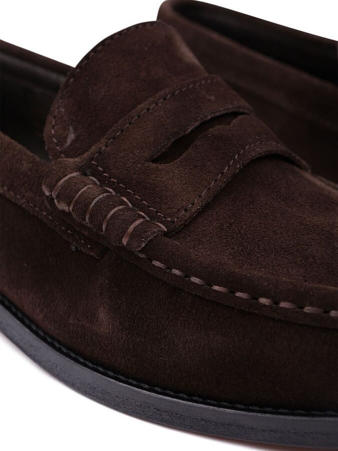 Suitable Laarzen Penny Loafers Suede Bruin - Foto 3