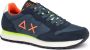 Sun68 Heren Tom Fluo Navy Blue Sneakers Blue Heren - Thumbnail 8