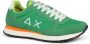 Sun68 Tom Solid Nylon Men Lage sneakers Heren Groen - Thumbnail 4