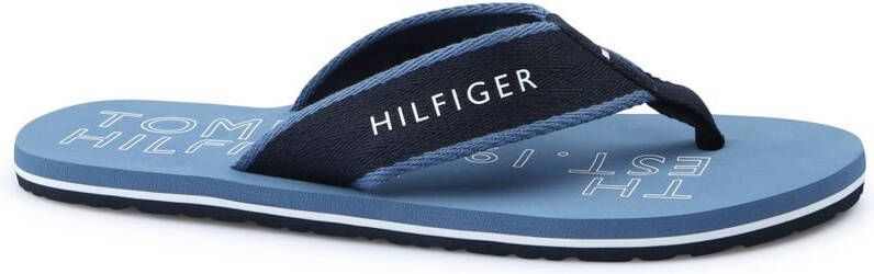 Tommy Hilfiger Heren Flip Flops van Gerecycled Polyester Blue Heren - Foto 7