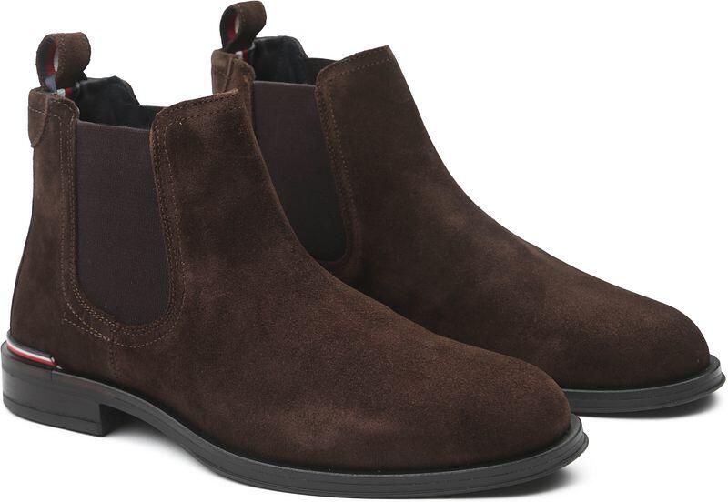 TOMMY HILFIGER Bruine Boots Core Rwb Hilfiger Chelsea - Foto 4