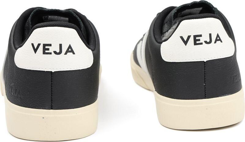 Veja Campo Sneakers in Black and White Chromefree Leather Zwart - Foto 4
