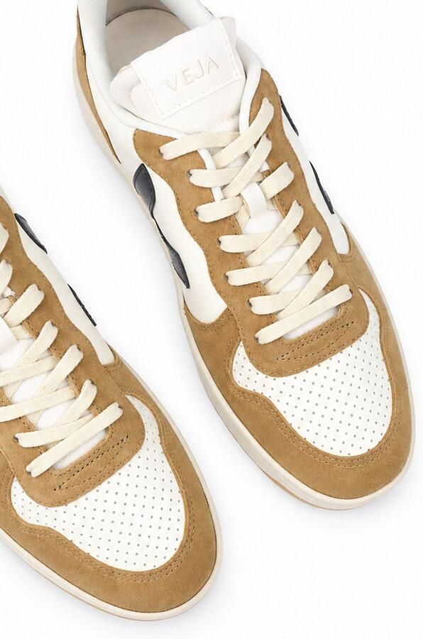 Veja Sneakers laag 'V-10 Prime' ombergrijs zwart offwhite - Foto 4