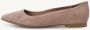 Tamaris Leopard Ballerina's taupe Leer Dames - Thumbnail 5
