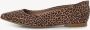 Tamaris Leopard Ballerina's bruin Leer Dames - Thumbnail 4