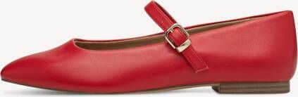 TAMARIS Ballerina rood 41