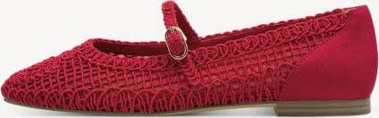 TAMARIS Ballerina rood 42