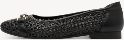 TAMARIS Ballerina zwart 37
