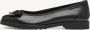 Tamaris Ballerina's blokhak pumps zakelijke schoen met mooie stoffen strik - Thumbnail 4
