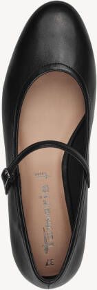 Tamaris ballerina 1-22122-42 020 damesschoenen leer M2212242 zwart mat - Foto 4