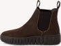 Tamaris dames Chelsea boot 1-25403-43-309 leren laars enkellaars dames bruin - Thumbnail 2