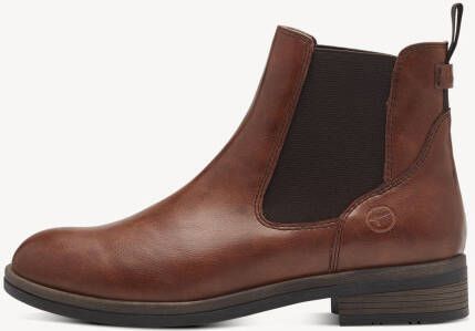 Tamaris Chelsea-boots blokhak laarsjes business schoen instapschoen aantrekband - Foto 4
