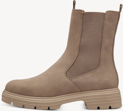 Tamaris Zwarte leren Chelsea laars met 6 cm hak Black Dames - Foto 10