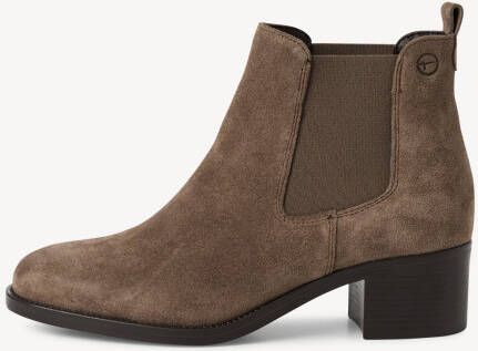 Tamaris Chelsea-boots blokhak laarsje zakelijke schoen in smalle vorm - Foto 3