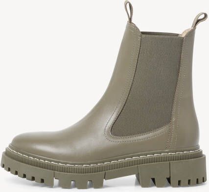 Tamaris Chelsea boots groen Leer 182128 Dames - Foto 3