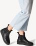 Tamaris dames chelsea boot leren laarzen enkellaars vrouwen leer M25403 zwart - Thumbnail 5