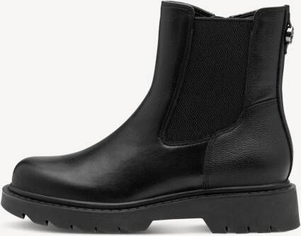 Tamaris Chelsea-boots blokhak enkellaarsjes met stretchinzet aan de buitenkant - Foto 3