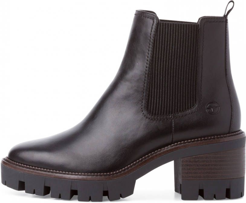 TAMARIS Leren Chelseaboot zwart 41 - Foto 3