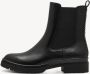 Tamaris Chelsea-boots blokhak business schoen enkellaars met comfortabele stretch-inzet - Thumbnail 3