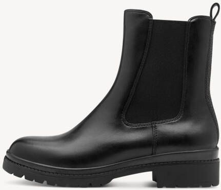 Tamaris Chelsea-boots blokhak basic enkellaars in vegan afwerking - Foto 3