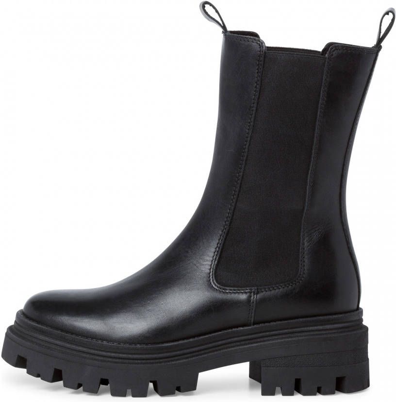 Tamaris Chelsea boots Zwart Leer 182401 Dames - Foto 2