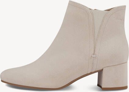 Tamaris Laarsjes blokhak businessschoen enkellaarsjes met stretchinzet - Foto 3