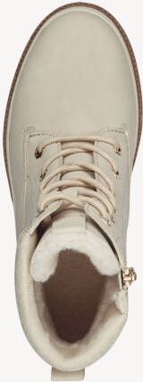 Tamaris Winterlaarzen Blokhak plateau veterschoenen in vegan verwerking - Foto 3