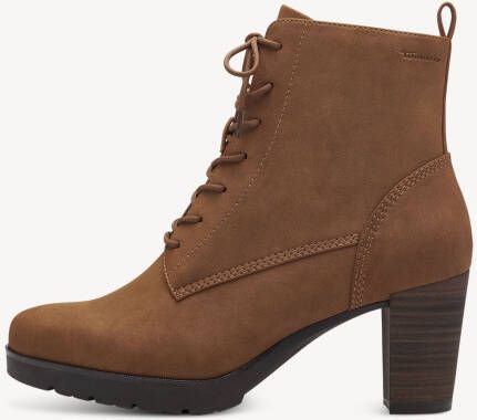 Tamaris Veterlaarsjes trichterhak enkellaars zakelijke mode in vegan-verwerking - Foto 2