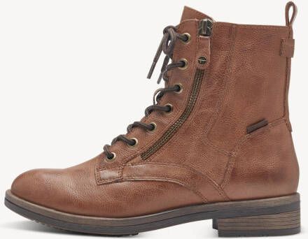 Tamaris Hoge veterschoenen SHAE blokhak veterschoenen laarsjes met decoratieve ritssluiting - Foto 5