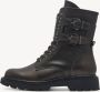 Tamaris Bikerboots blokhak veterschoenen veterschoen met binnenrits - Thumbnail 3