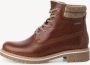 Tamaris leren enkellaars gevoerd 1-26244-41 dameslaarzen M2624441 bruin - Thumbnail 3