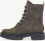 Tamaris dames veterboots olijfgroen - Thumbnail 2