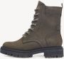 Tamaris dames veterboots olijfgroen - Thumbnail 2