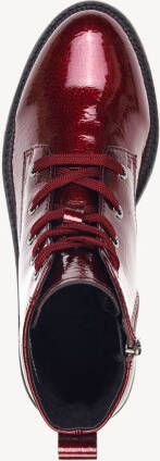 Tamaris Veterschoenen blokhak veterschoen enkellaars in vegan verwerking - Foto 3