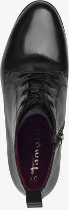 Tamaris Enkellaarsjes blokhak veterschoen business schoen met logo-embossing - Foto 4