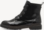 Tamaris Veterschoenen blokhak veterschoen enkellaars in vegan verwerking - Thumbnail 3