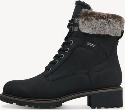 Tamaris Winterlaarzen hakken winter-enkellaars veterschoenen in vegan-verwerking - Foto 4