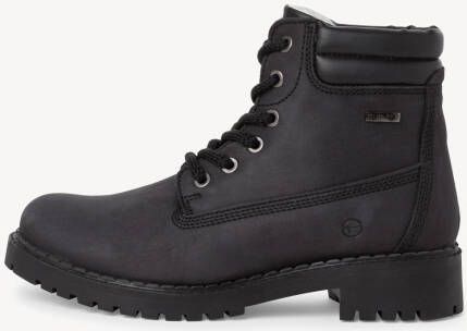 Tamaris leren enkellaars gevoerd 1-26244-41 dameslaarzen M2624441 zwart - Foto 3