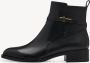 Tamaris Laarsjes blokhak business schoen ankleboots met t-logo decoratie - Thumbnail 5