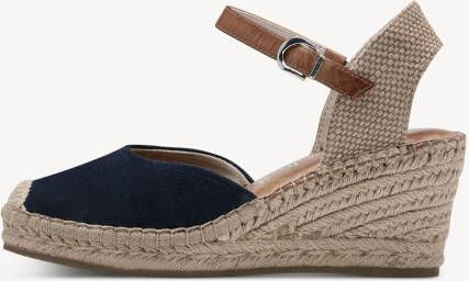 TAMARIS Espadrilles blauw 36