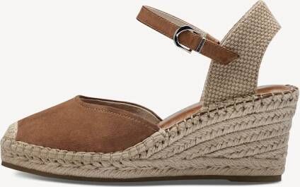 TAMARIS Espadrilles bruin 37