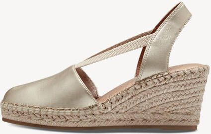 TAMARIS Espadrilles goud 39