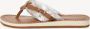 Tamaris Teenslippers Avril zomerschoenen flats slippers met t-logo hanger - Thumbnail 3