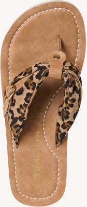 Tamaris Teenslippers Avril zomerschoenen flats slippers met t-logo hanger - Foto 4