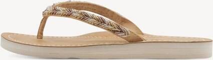 TAMARIS Flip Flops metallic 37