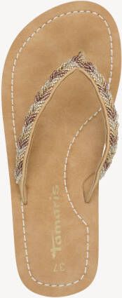 Tamaris Teenslippers zomerschoen slippers strandschoen in vlechtlook - Foto 2